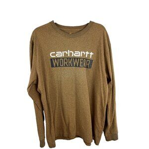 Carhartt "Workwear" Long-Sleeve Casual Original Fit Shirt Men's Size L